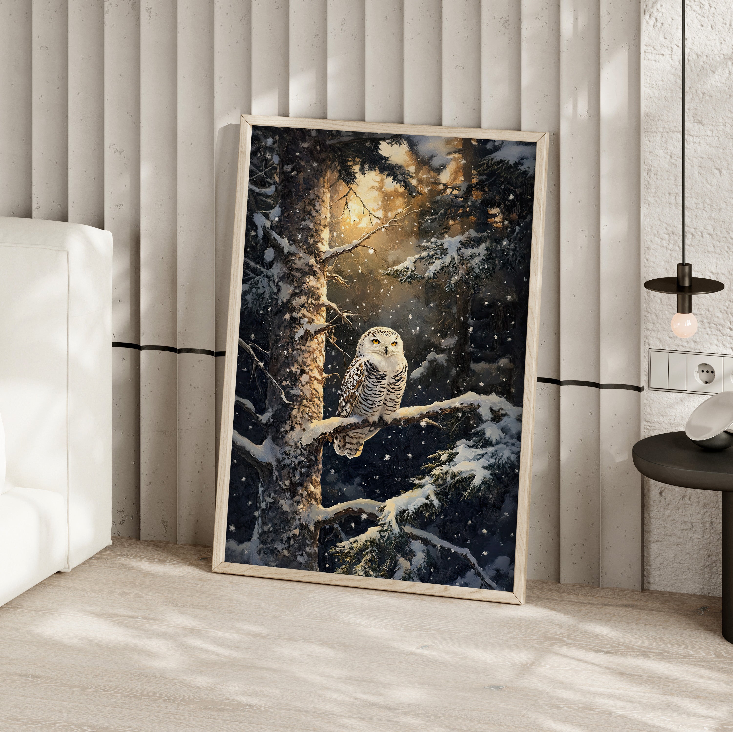 Silent Gaze Snow Owl