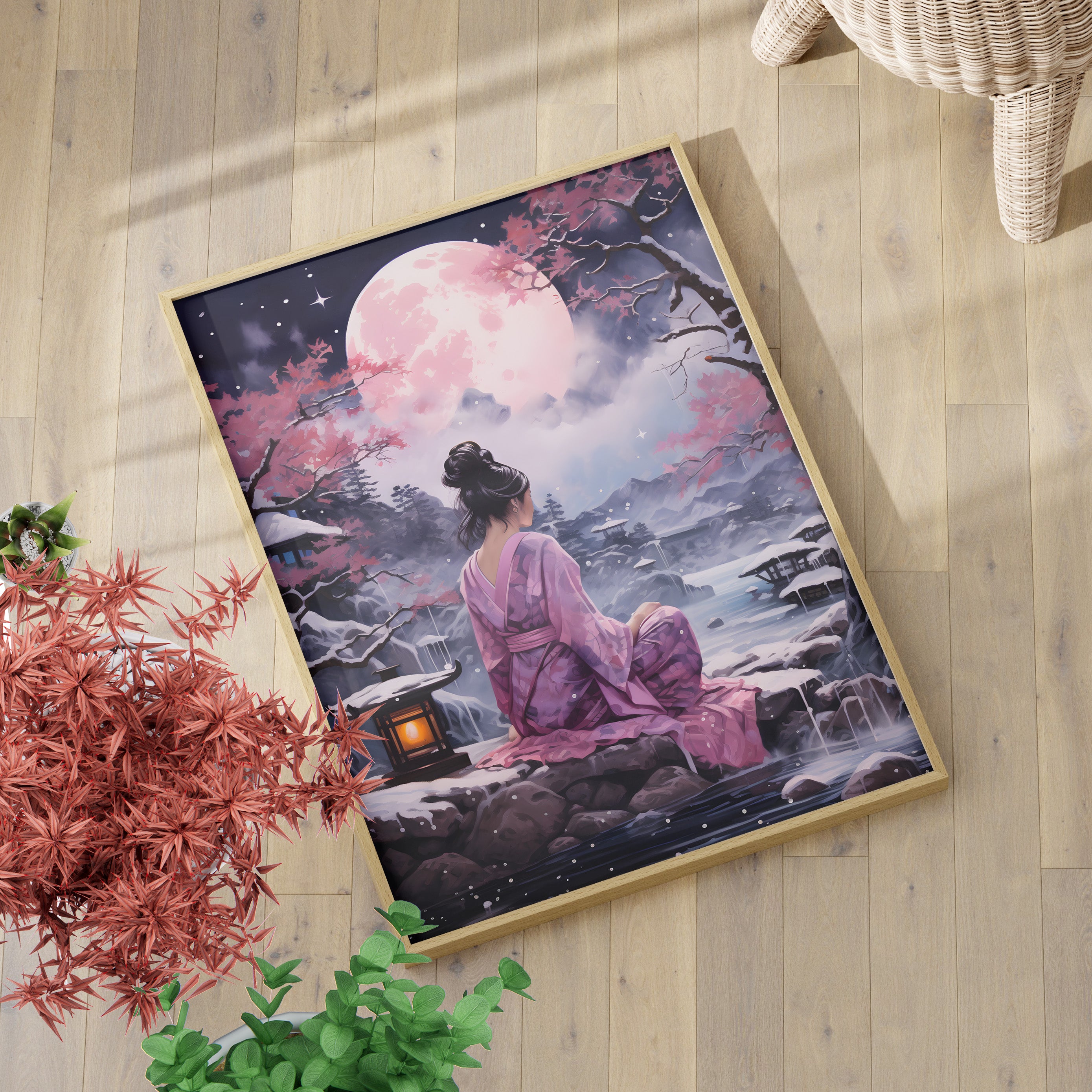 Moonlit Sakura Serenity