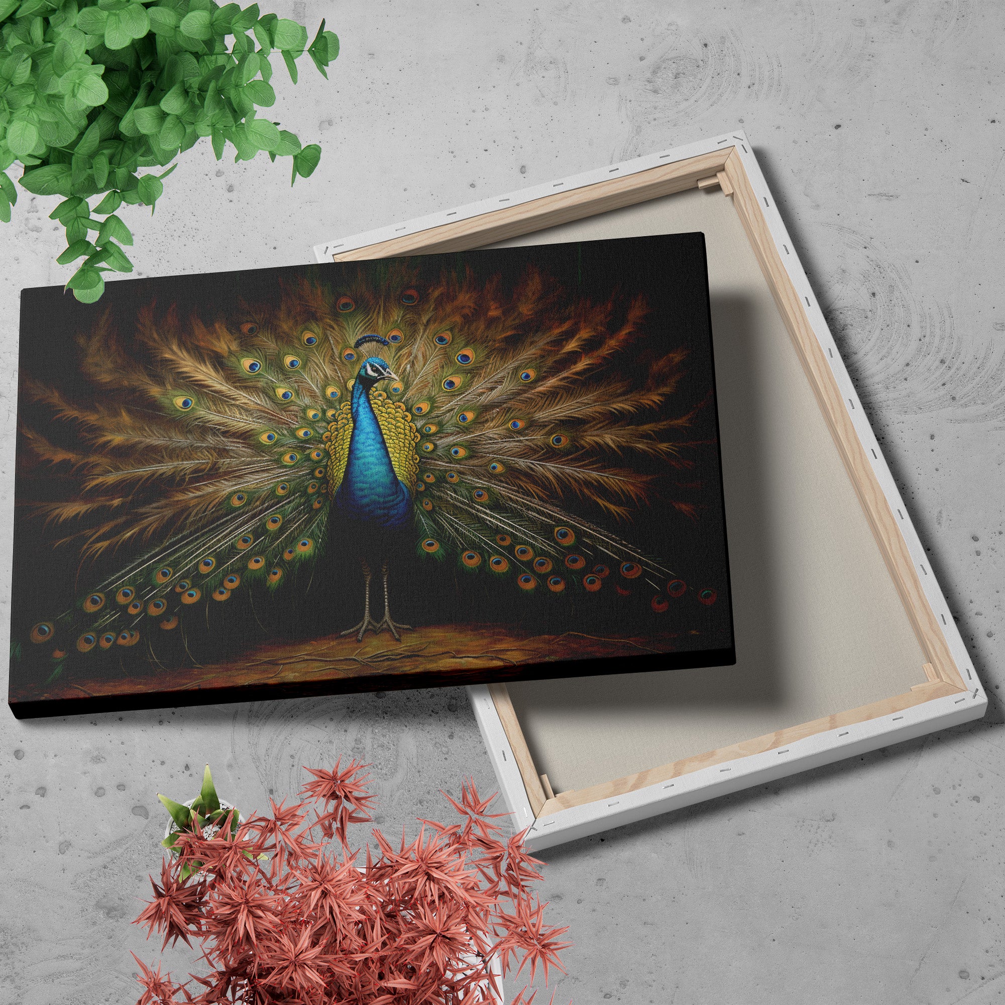 .75" Matte Canvas - Regal Plumage Twilight
