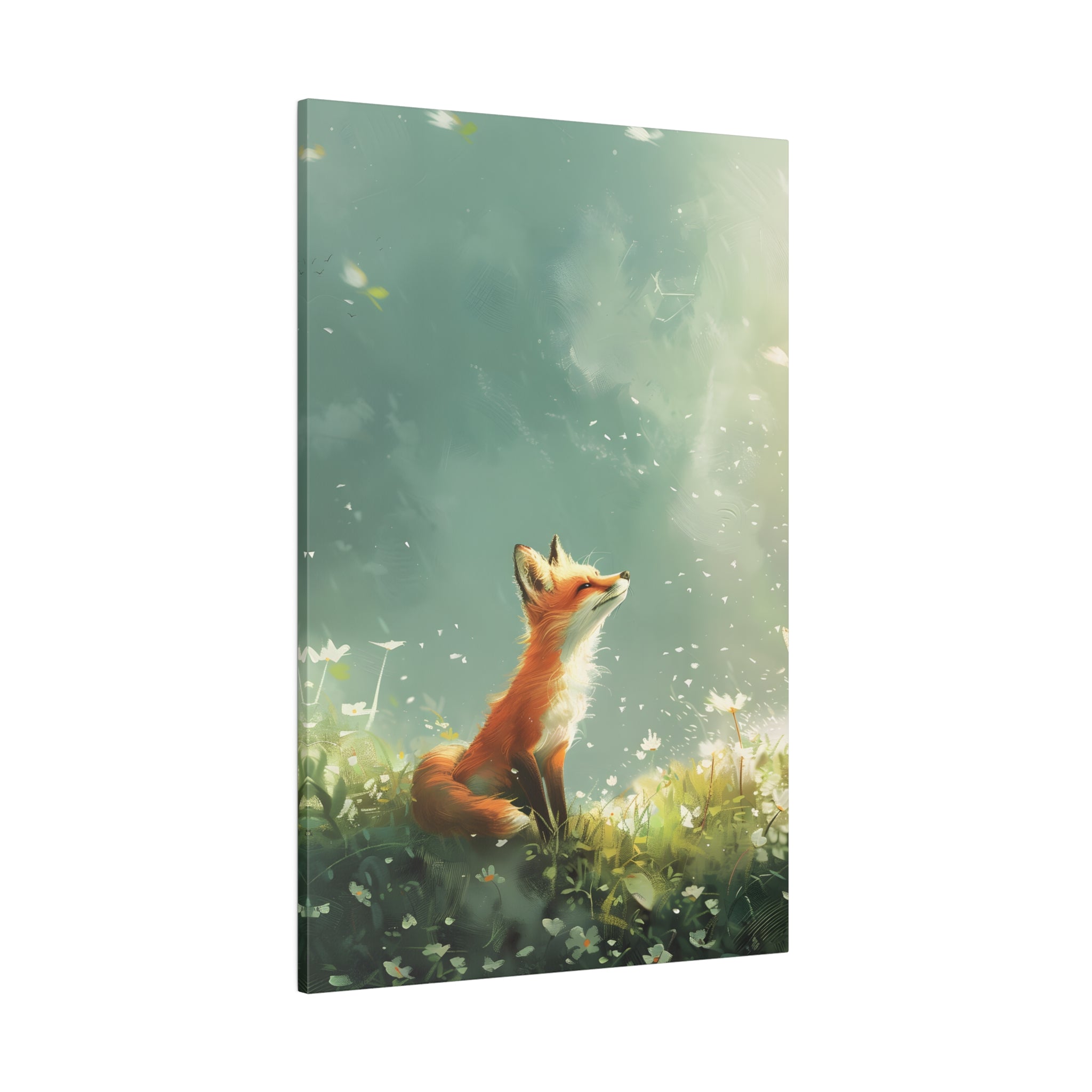 .75&quot; Matte Canvas - Dandelion Fox Wonder