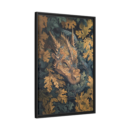 Framed Canvas - Enchanted Forest Dragon