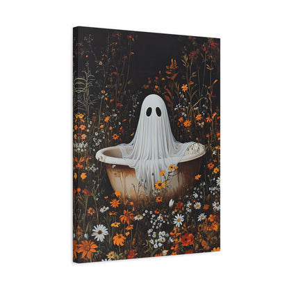 1.25" Matte Canvas - Wildflower Bathtub Ghost