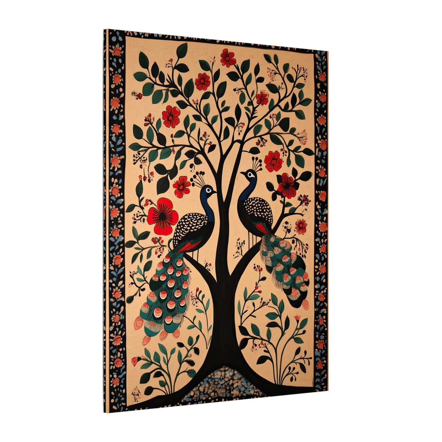 .75" Matte Canvas - Lovers Under Blooming Canopy