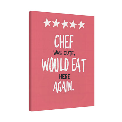 .75&quot; Matte Canvas - Chef’s Charm