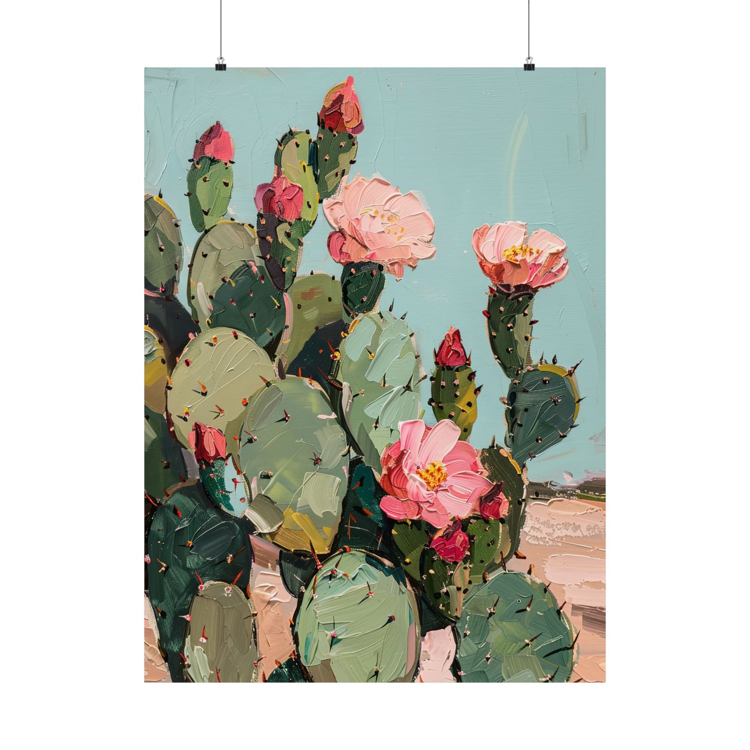 Arizona Blooming Cactus Color