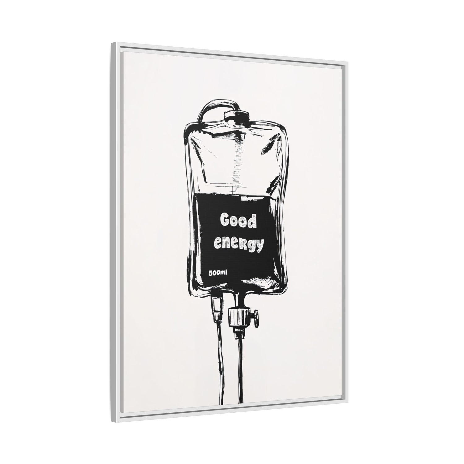 Framed Canvas - Good Energy IV Bag