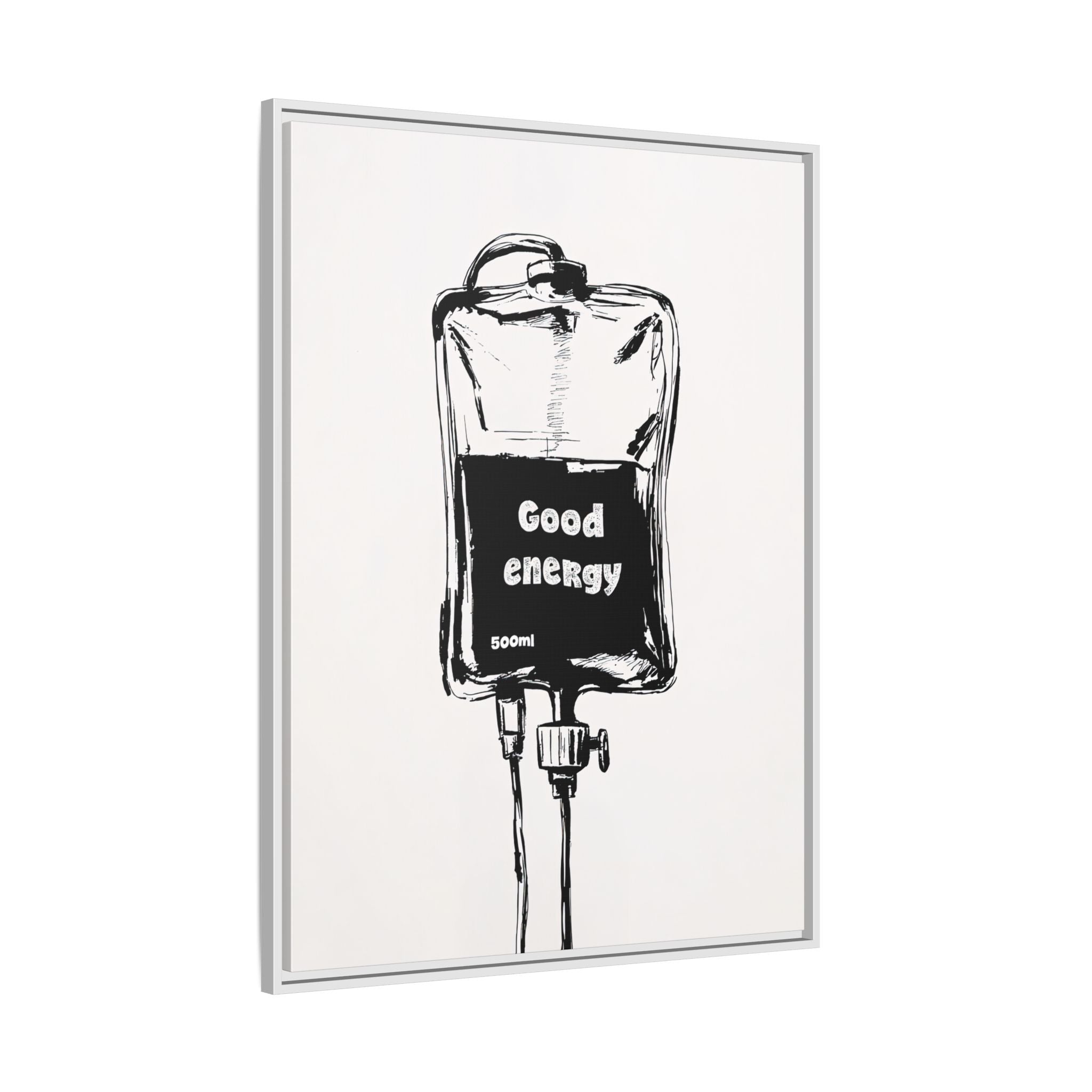 Framed Canvas - Good Energy IV Bag