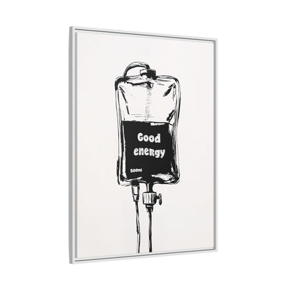 Framed Canvas - Good Energy IV Bag