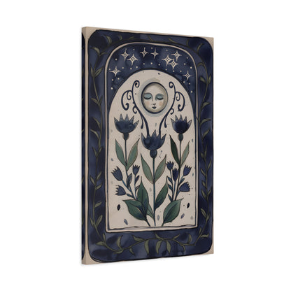 1.25" Matte Canvas - Moonlit Folk Bloom Dream