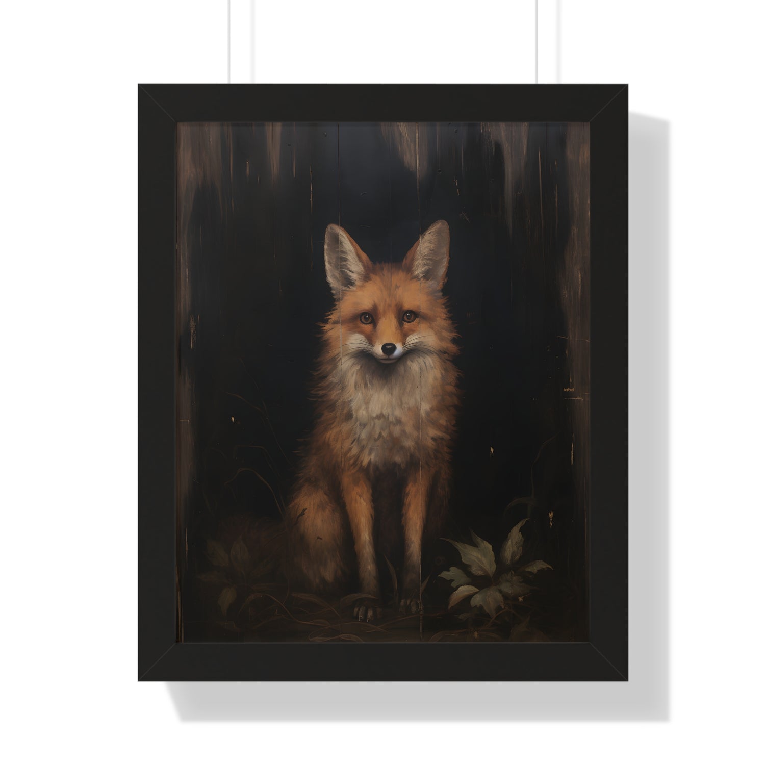 Framed Paper Print - Mystical Fox Gaze