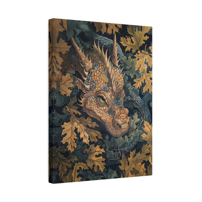 .75&quot; Matte Canvas - Enchanted Forest Dragon