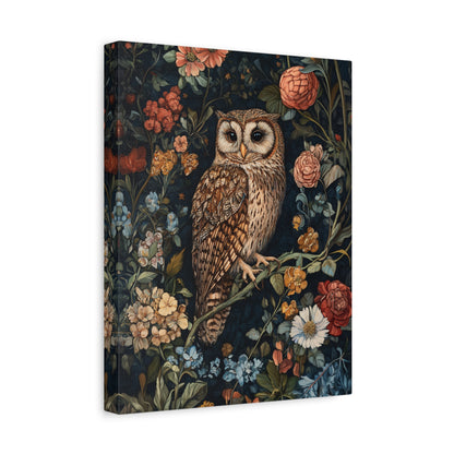 1.25" Matte Canvas - Guardian of the Floral Night