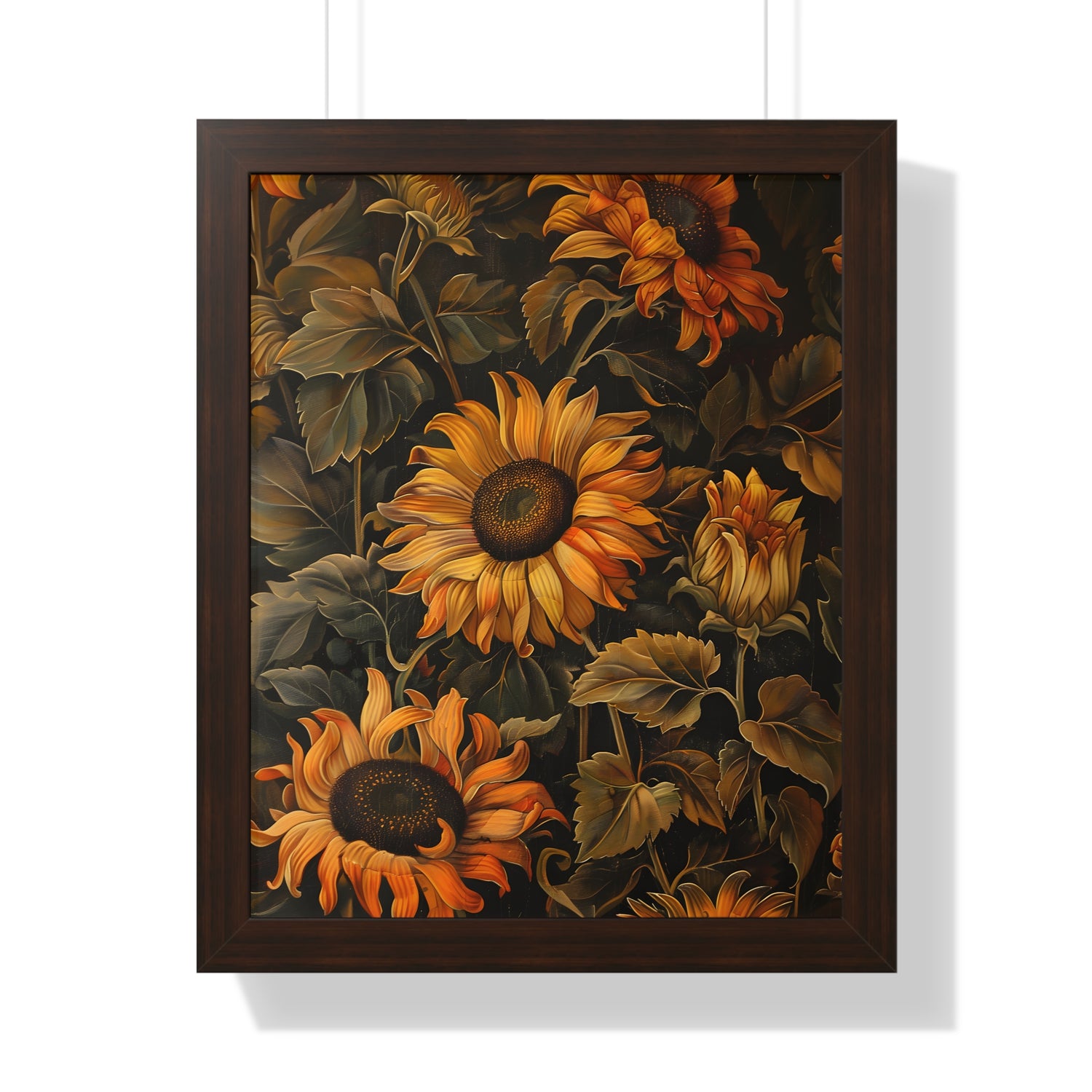 Framed Paper Print - Sunflower Glow