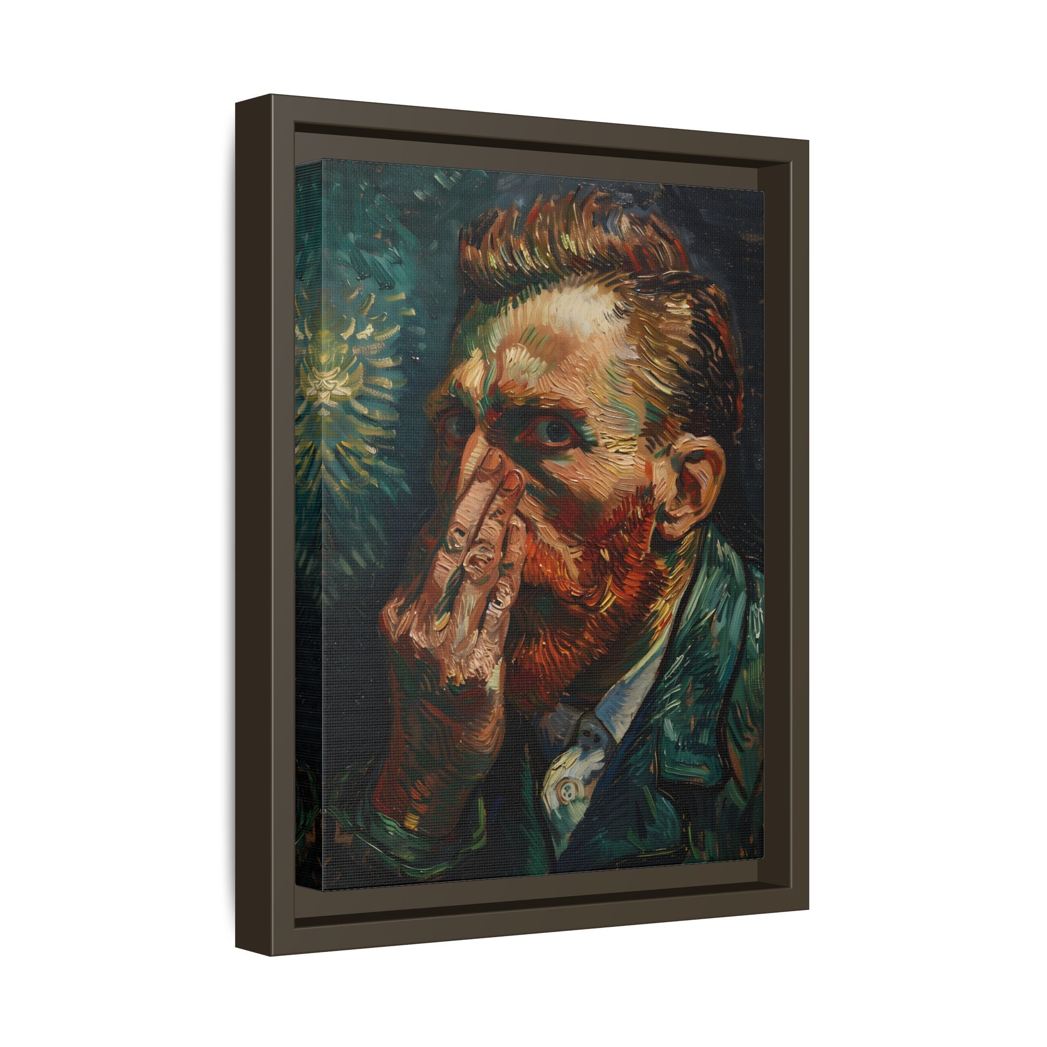 Framed Canvas - Van Gogh Stinky Glare