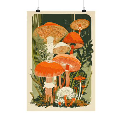 Groovy Woodland Mushrooms