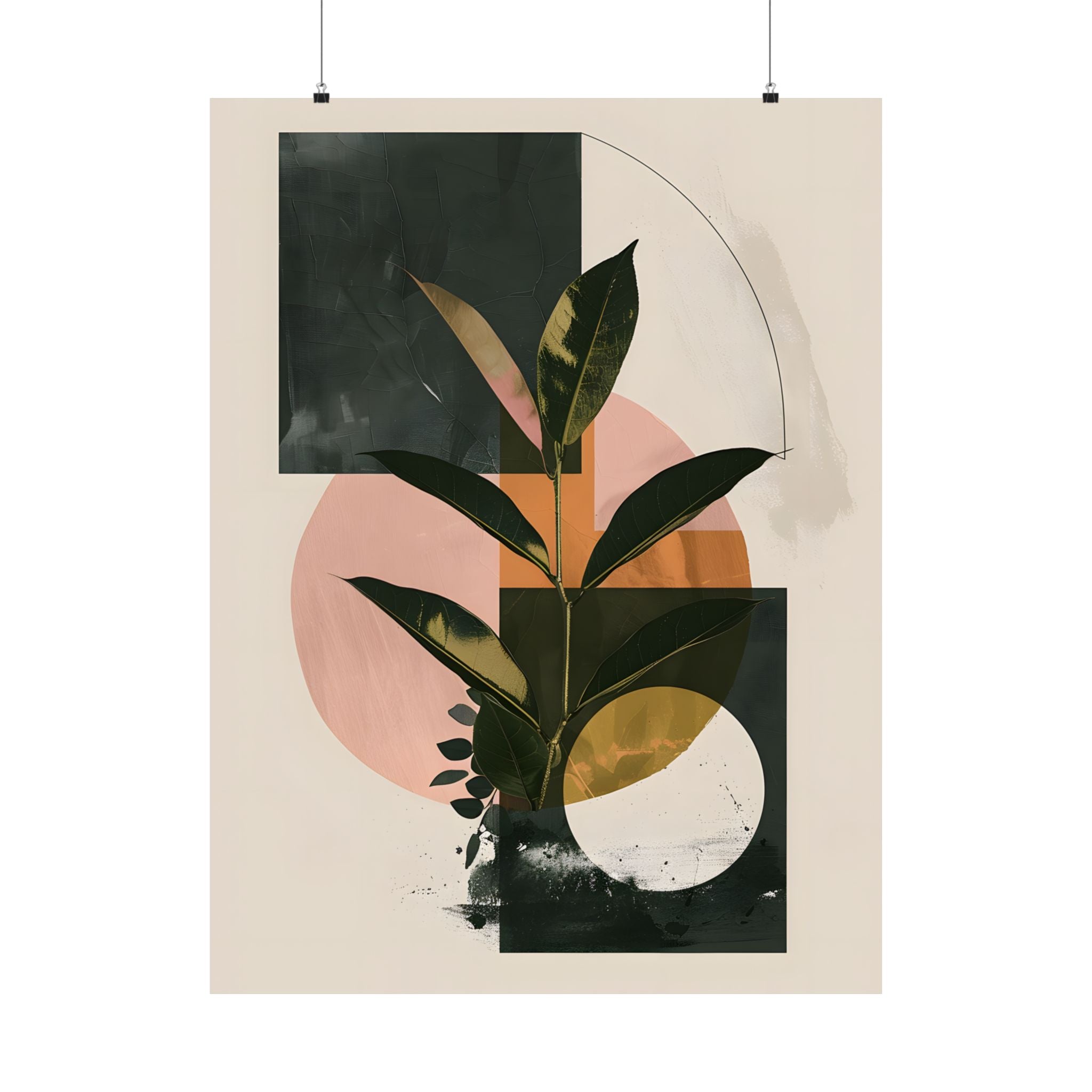 Blush Geometry Leafscape