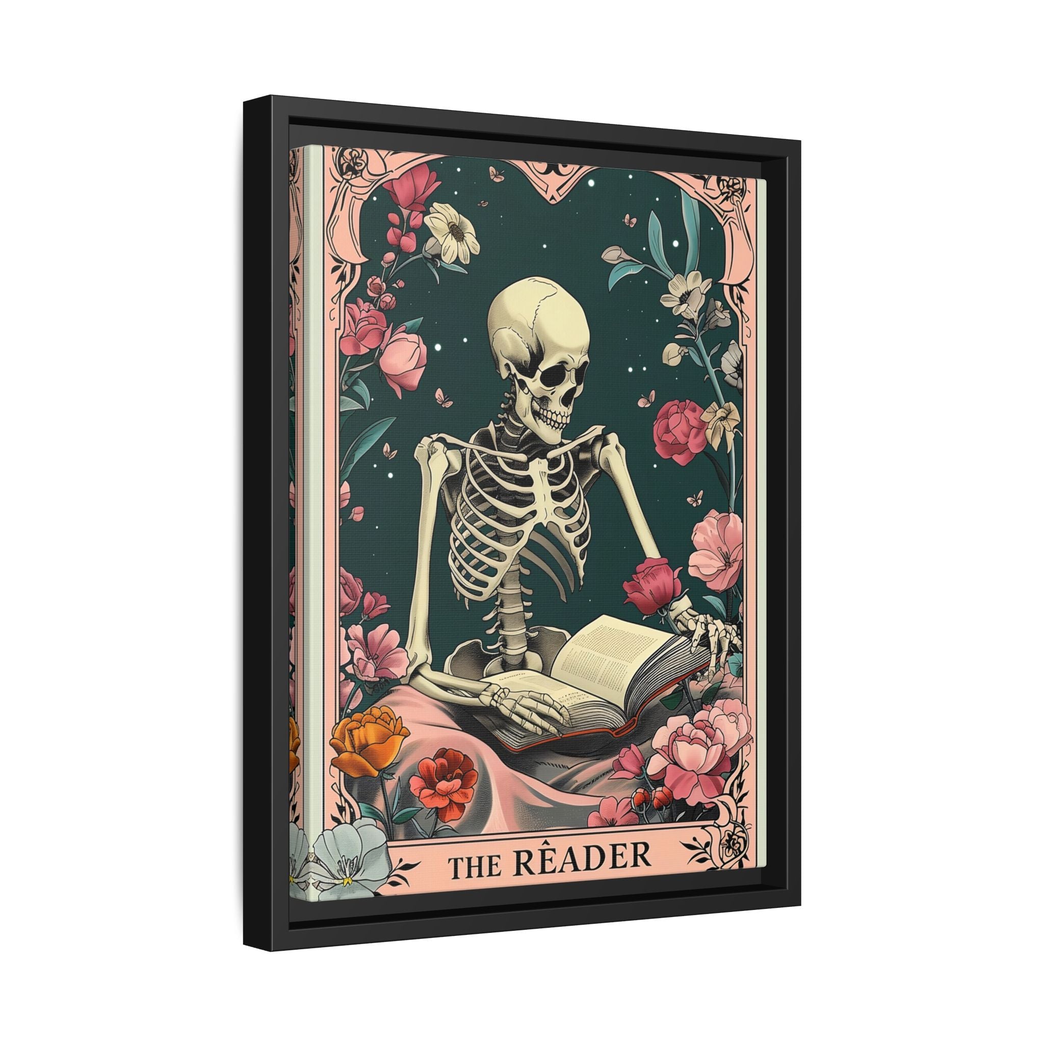 Framed Canvas - The Eternal Reader