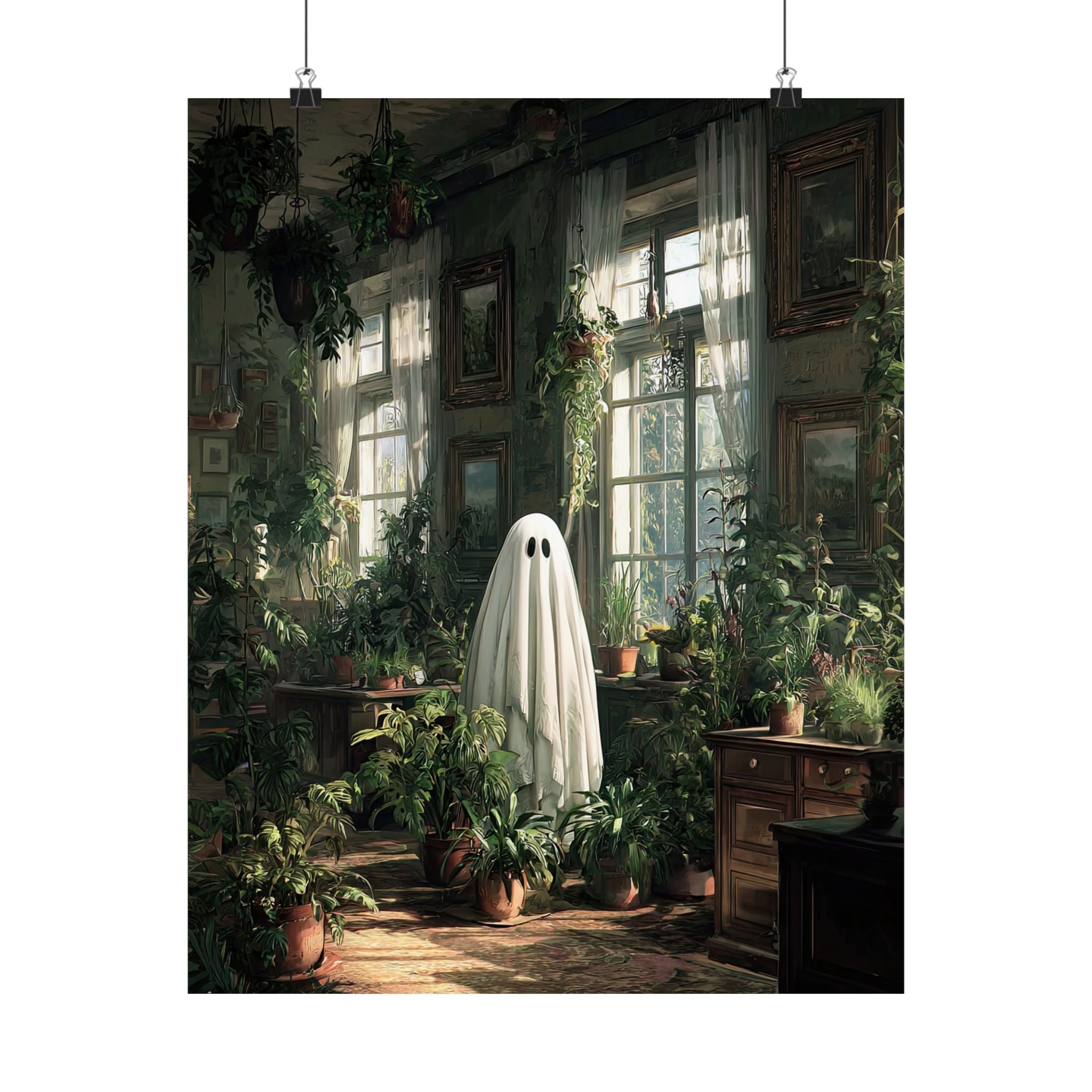 Ghost Among Houseplants
