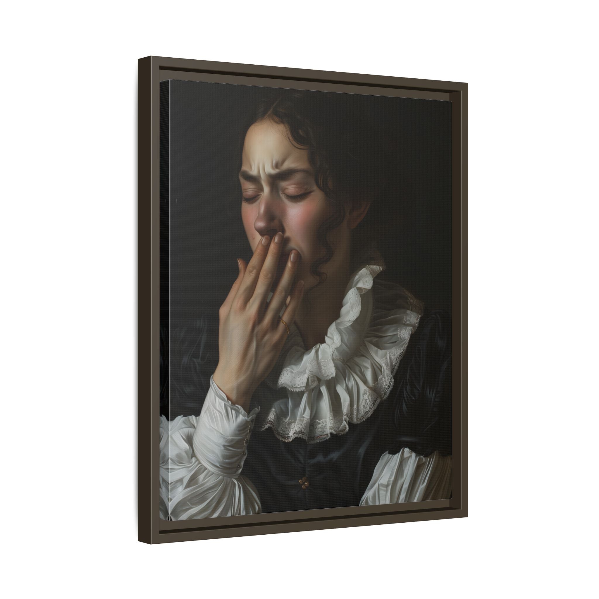 Framed Canvas - Oh No, It Hit Me