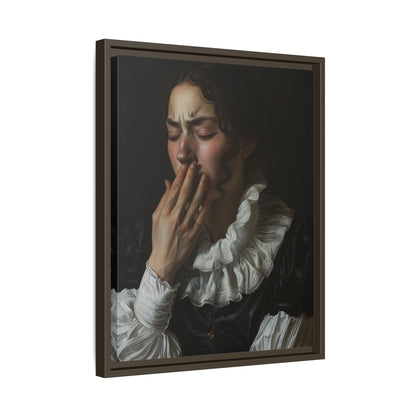 Framed Canvas - Oh No, It Hit Me