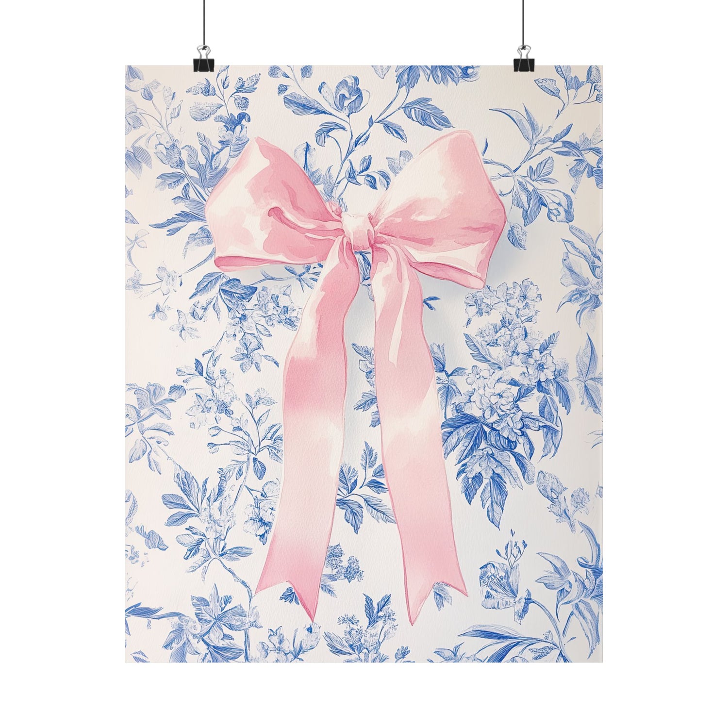 Pink Bow Floralscape