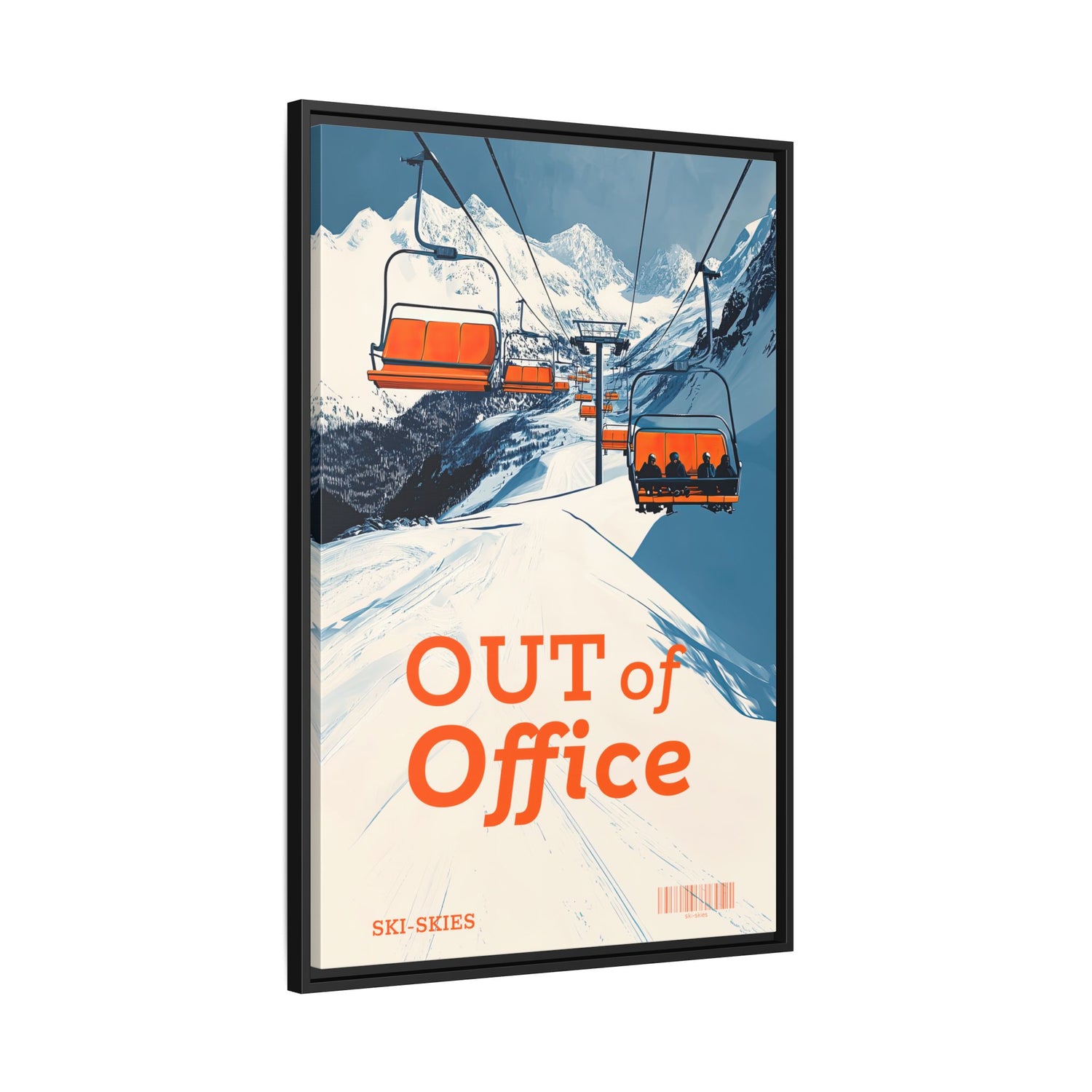 Framed Canvas - Out of Office Skies
