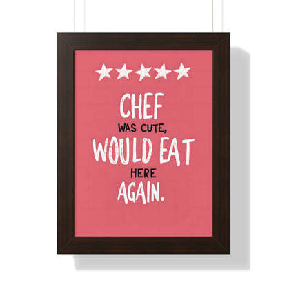 Framed Paper Print - Chef’s Charm