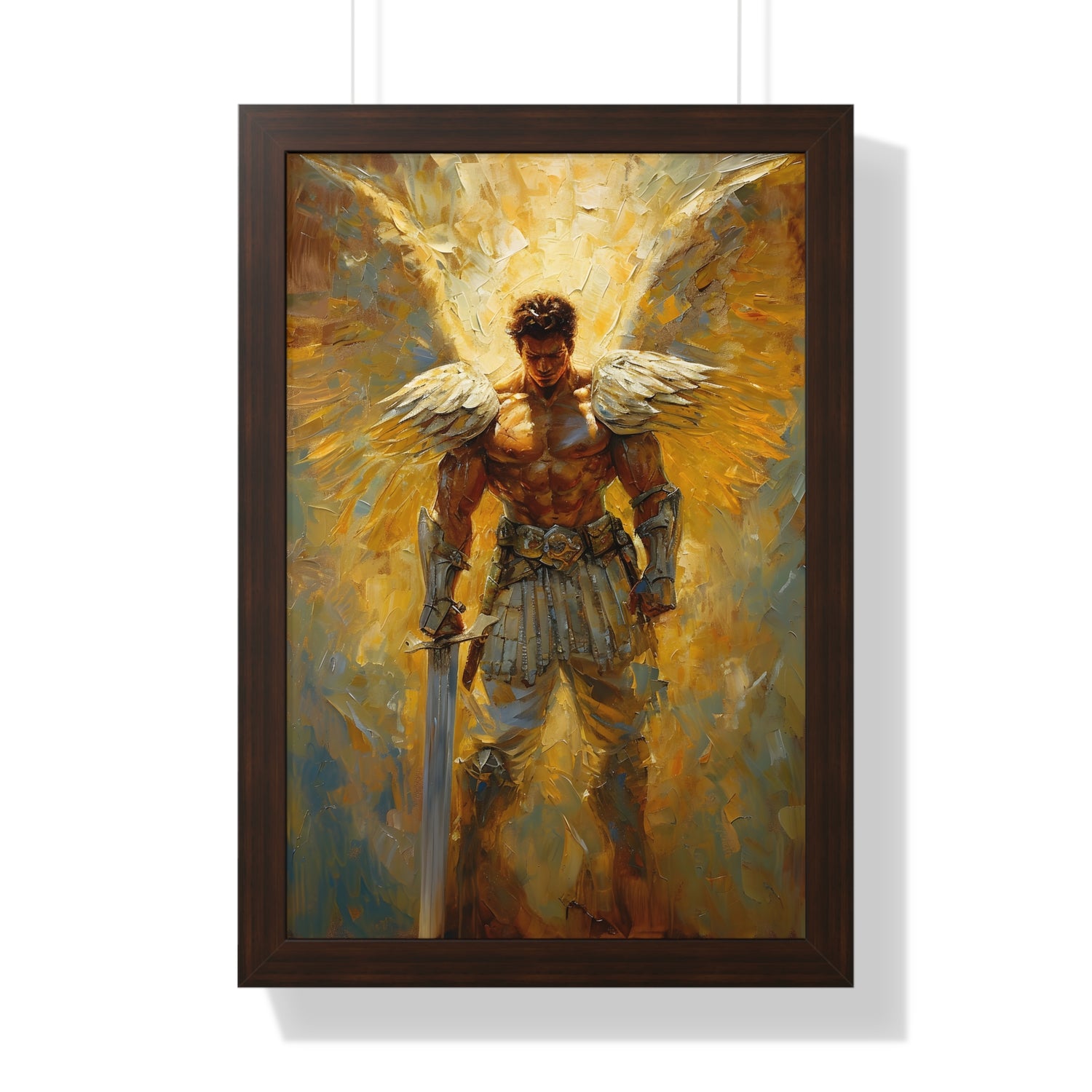 Framed Paper Print - Celestial Warrior&