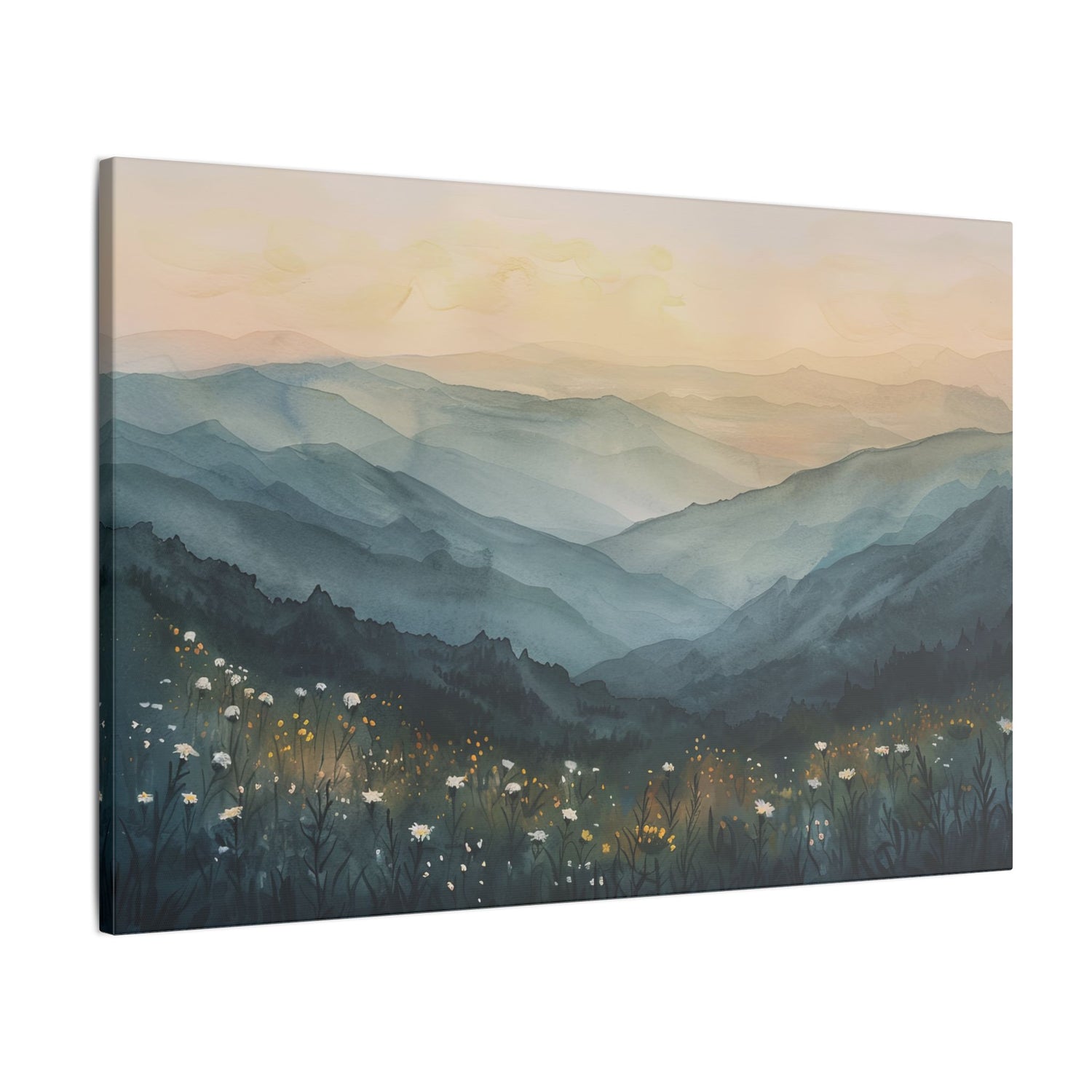 .75" Matte Canvas - Misty Blue Ridge Bloomscape