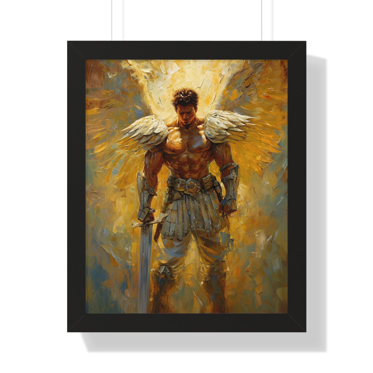 Framed Paper Print - Celestial Warrior&