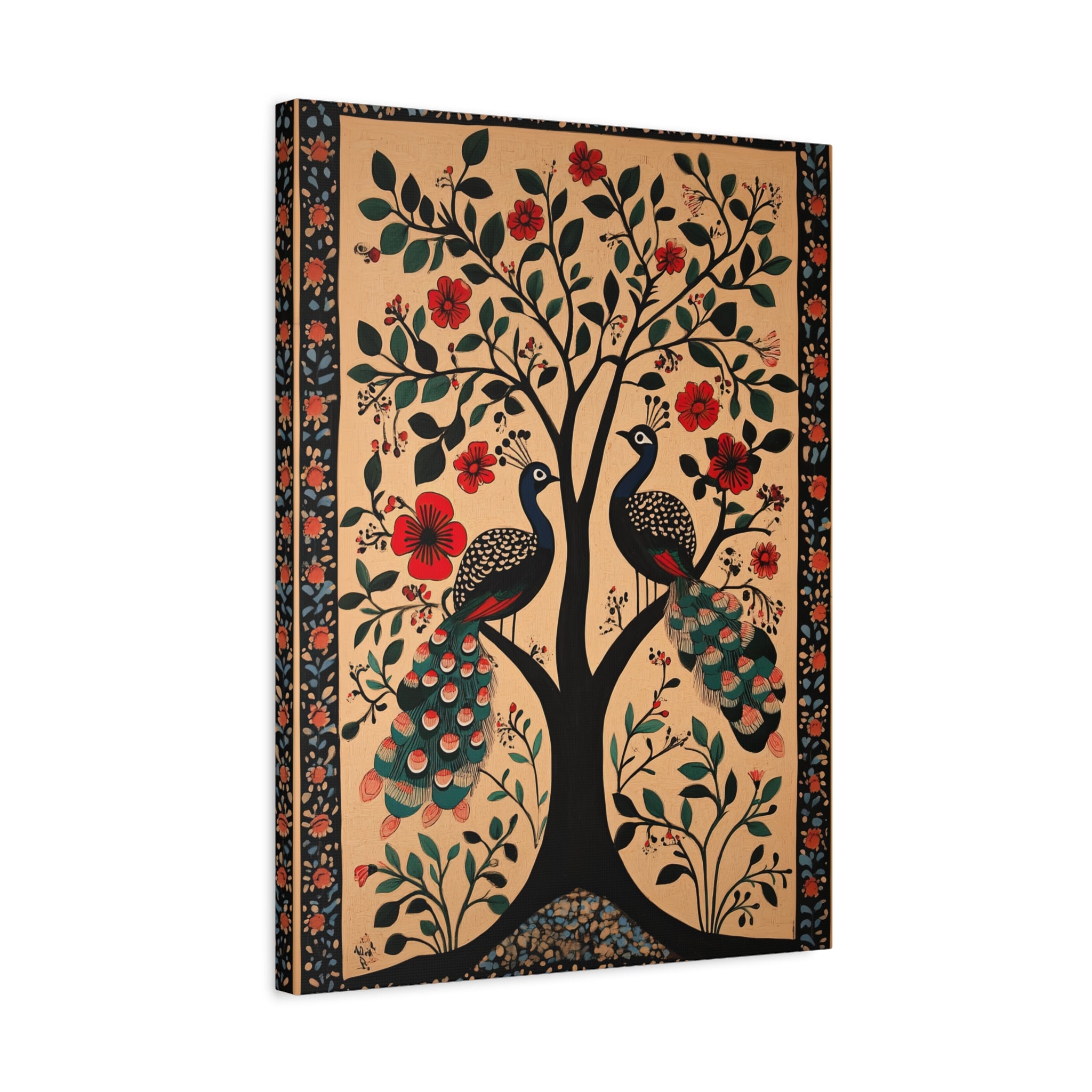 1.25" Matte Canvas - Lovers Under Blooming Canopy