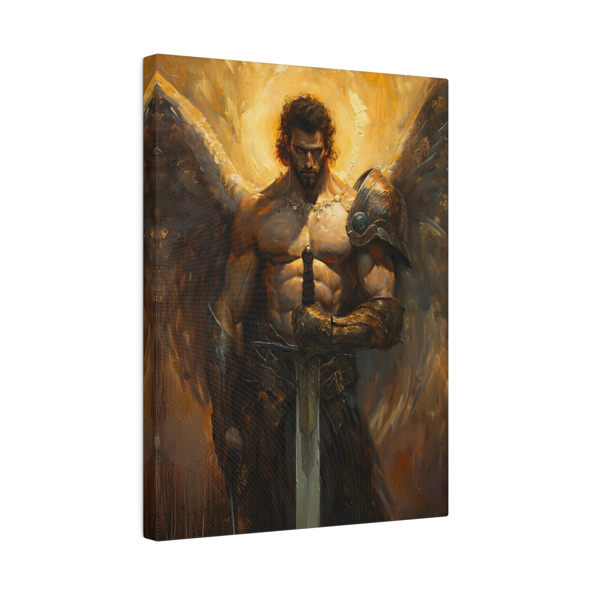 .75&quot; Matte Canvas - Celestial Warrior&