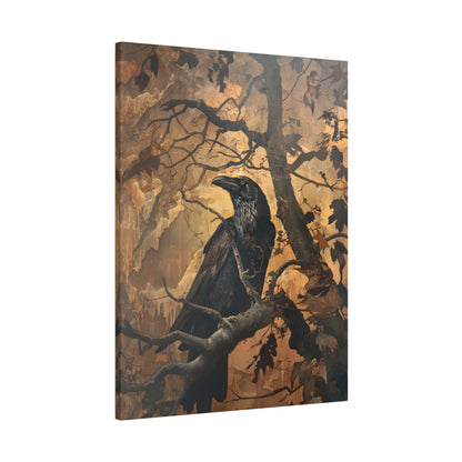 .75&quot; Matte Canvas - Majestic Raven&