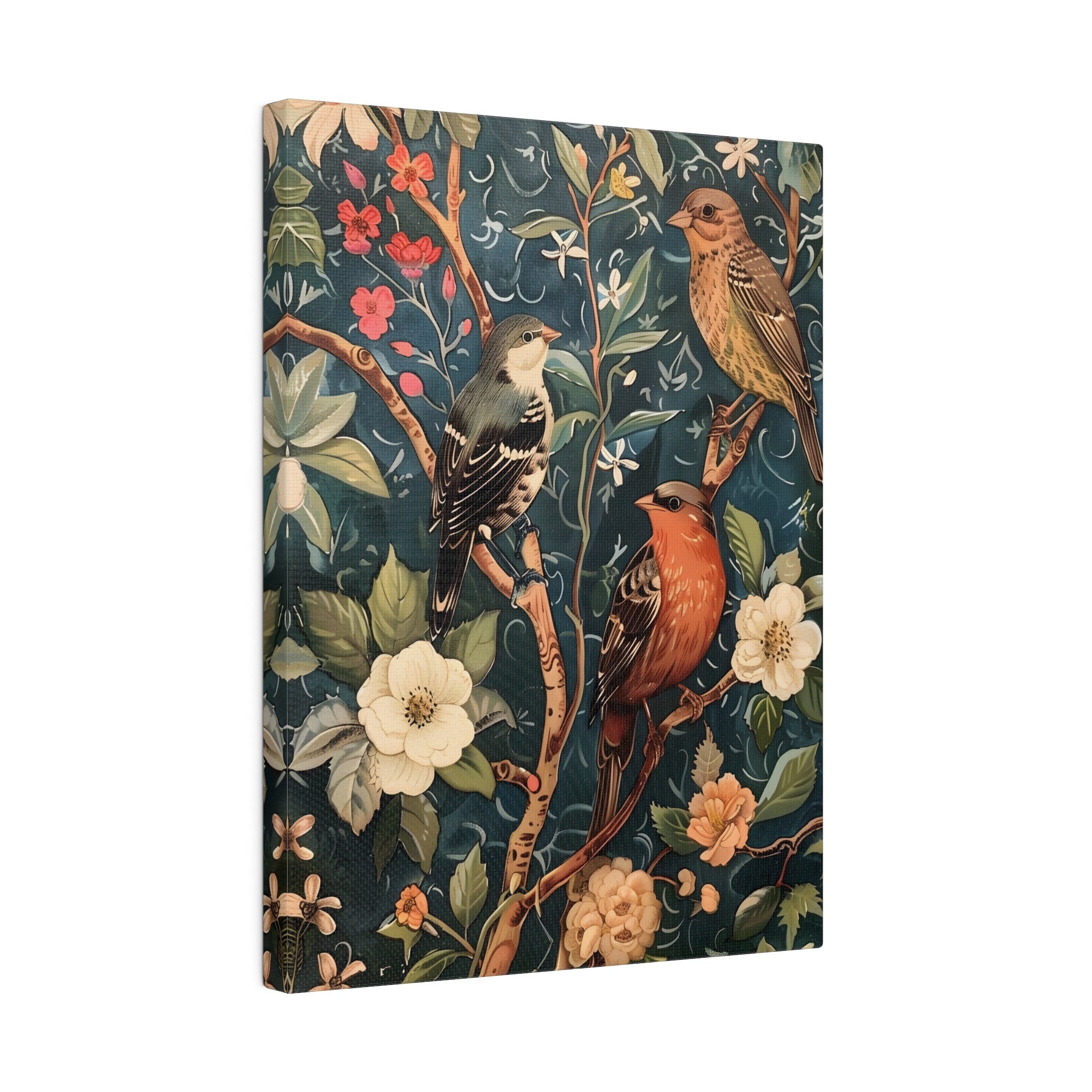 .75" Matte Canvas - Robin and Sparrow Symphony