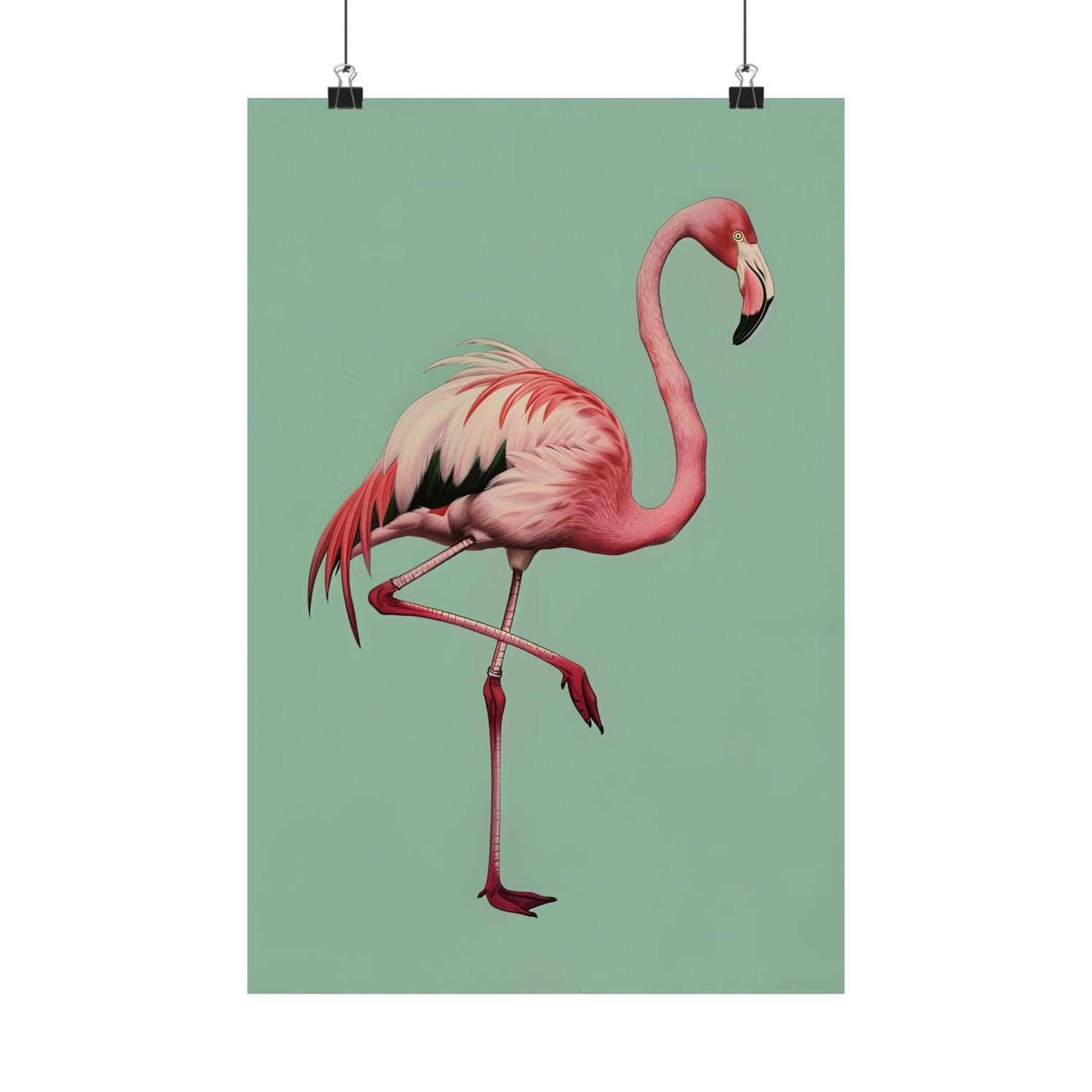 Pink Flamingo Tropical