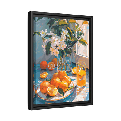 Framed Canvas - Citrus Blossom Morning