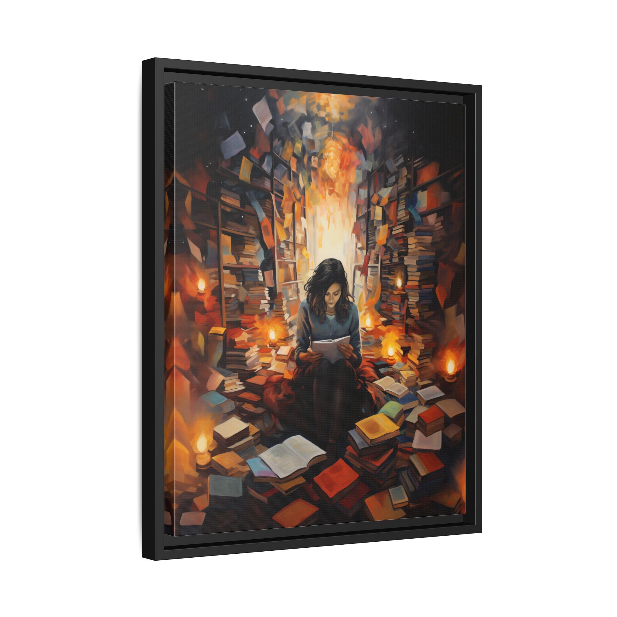 Framed Canvas - The Sanctuary of Stories