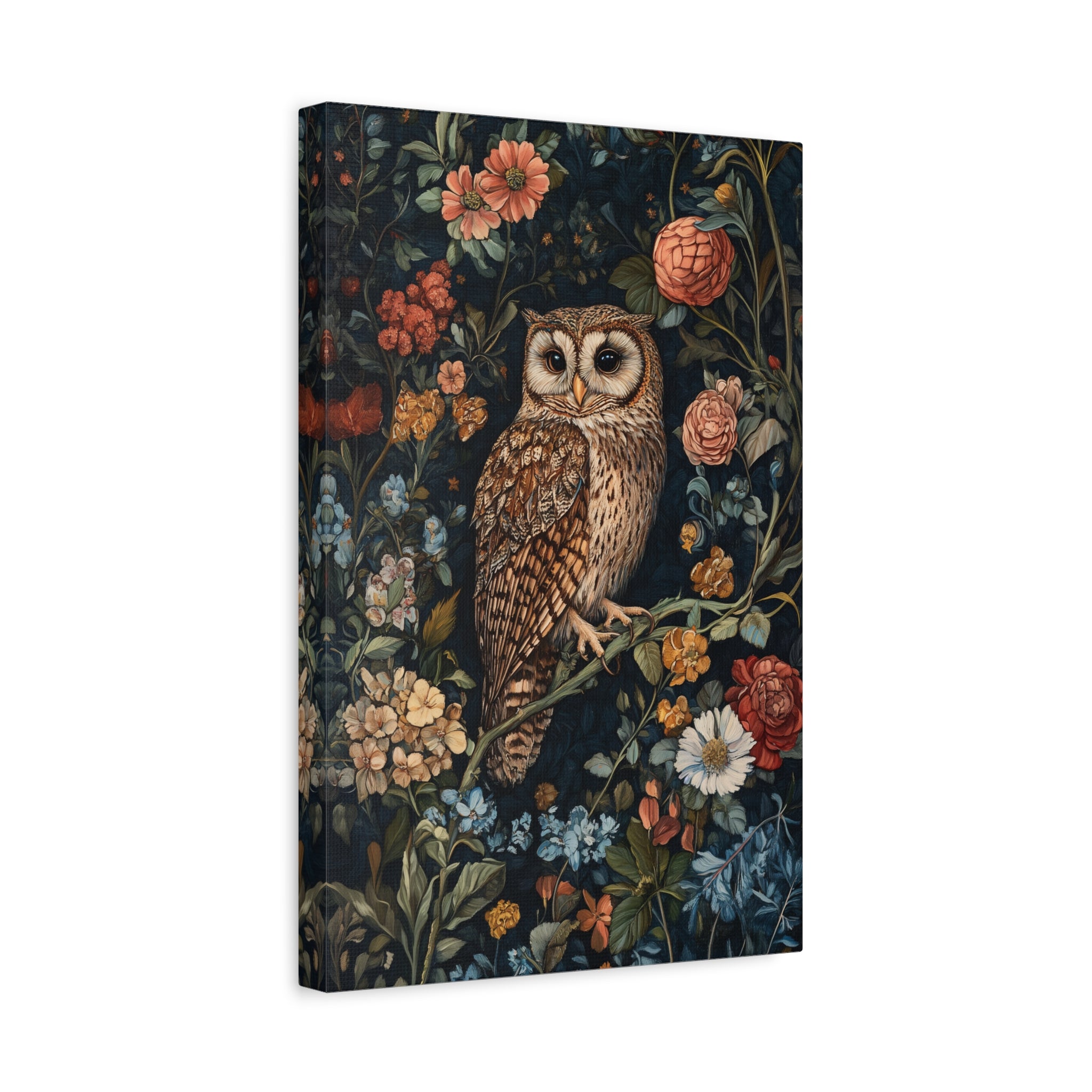 1.25" Matte Canvas - Guardian of the Floral Night