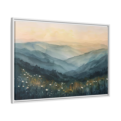 Framed Canvas - Misty Blue Ridge Bloomscape