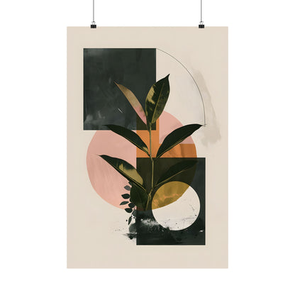 Blush Geometry Leafscape