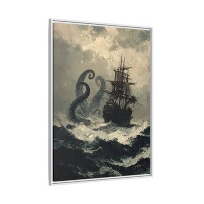 Framed Canvas - Into the Kraken’s Wake