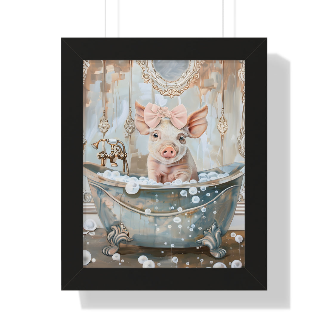 Framed Paper Print - Piglet&