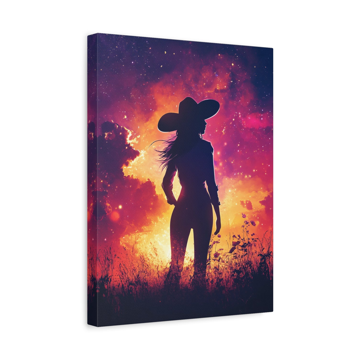 1.25" Matte Canvas - Cosmic Cowgirl