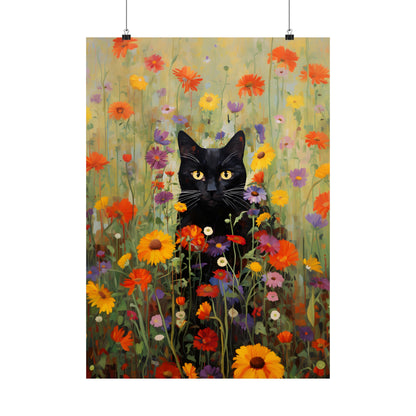 Feline Floral Fantasia