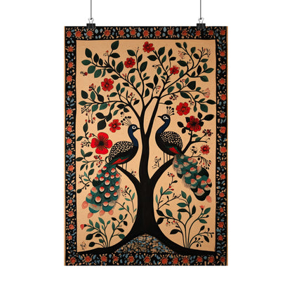 Lovers Under Blooming Canopy