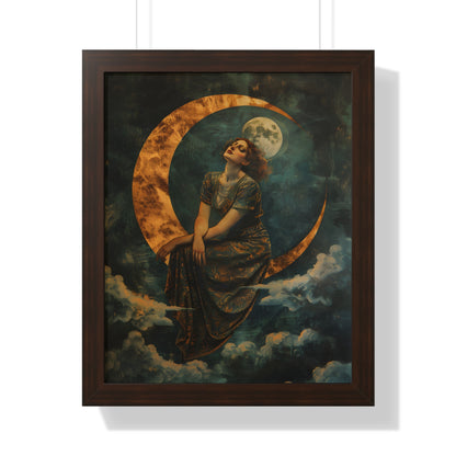 Framed Paper Print - Moonlit Reverie