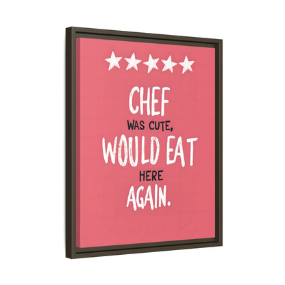 Framed Canvas - Chef’s Charm