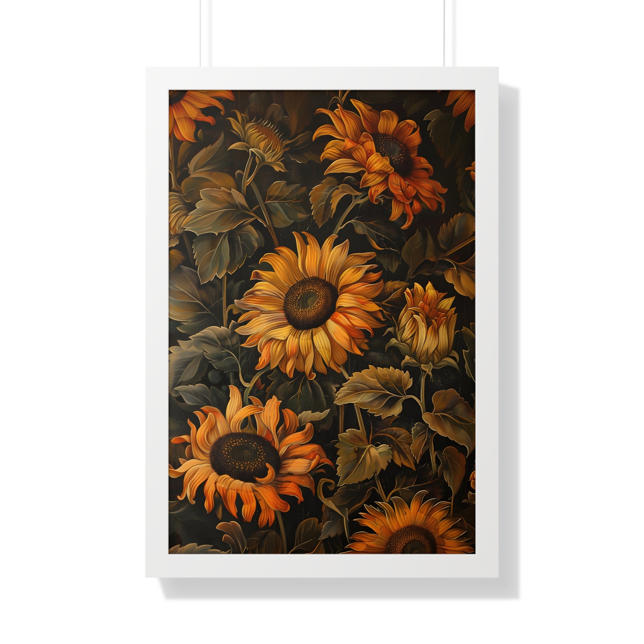 Framed Paper Print - Sunflower Glow