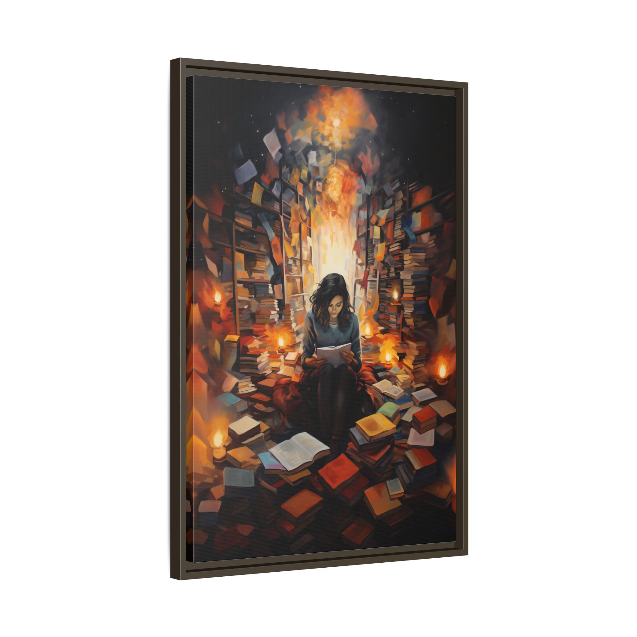 Framed Canvas - The Sanctuary of Stories