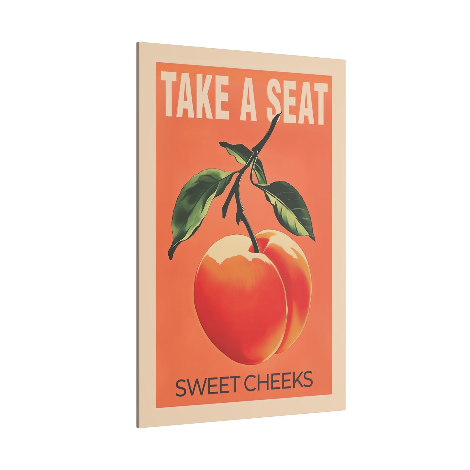 .75" Matte Canvas - Sweet Cheeks Peach